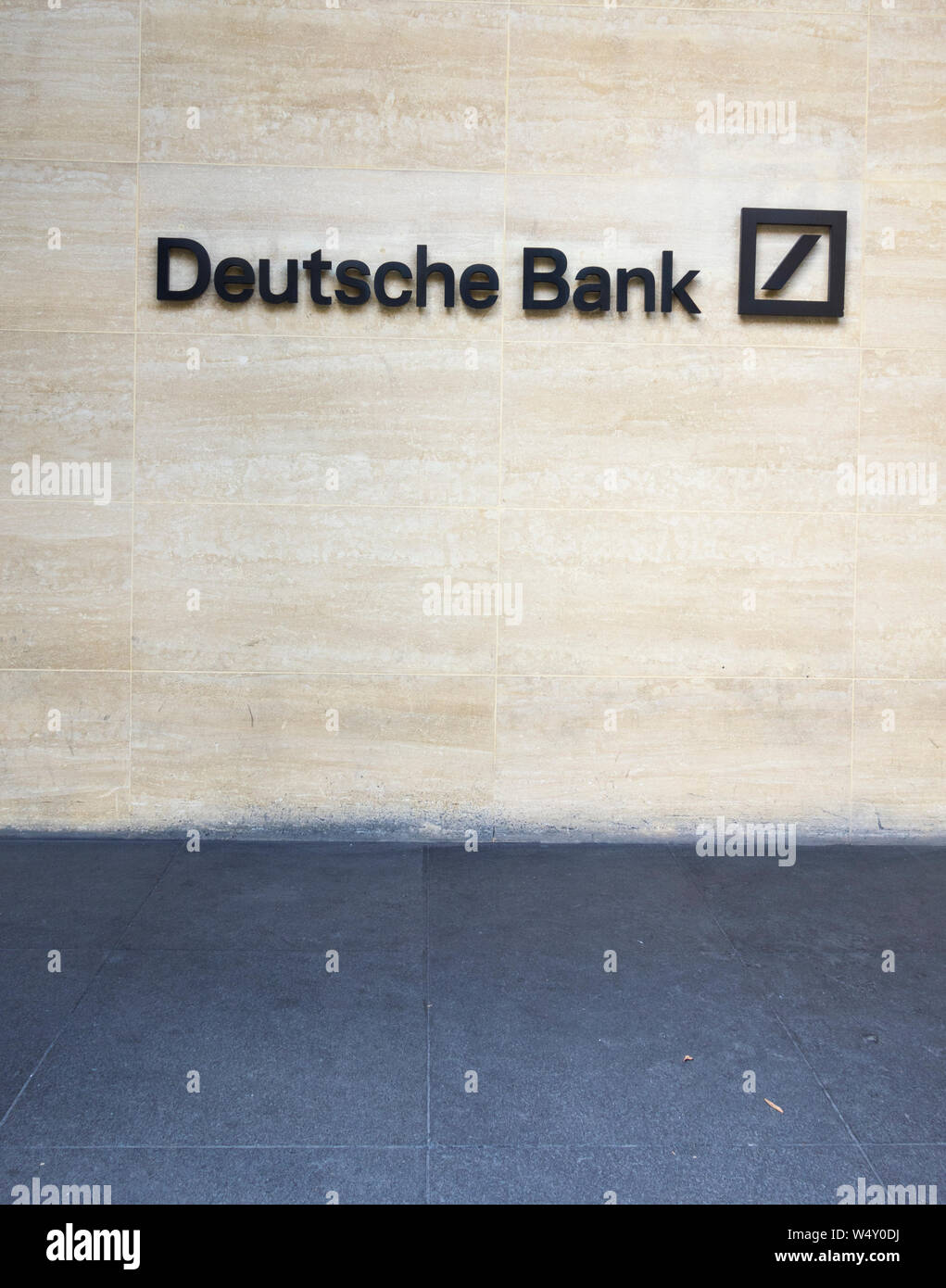 Die Deutsche Bank, Great Winchester Street, London, EC2N 2D, UK Stockfoto