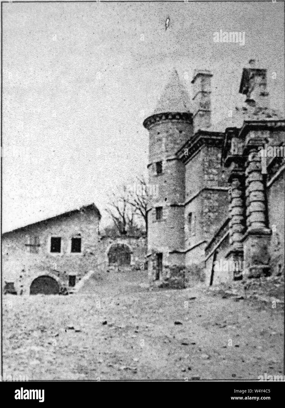 CPA pavillon Château de Bresson. Stockfoto