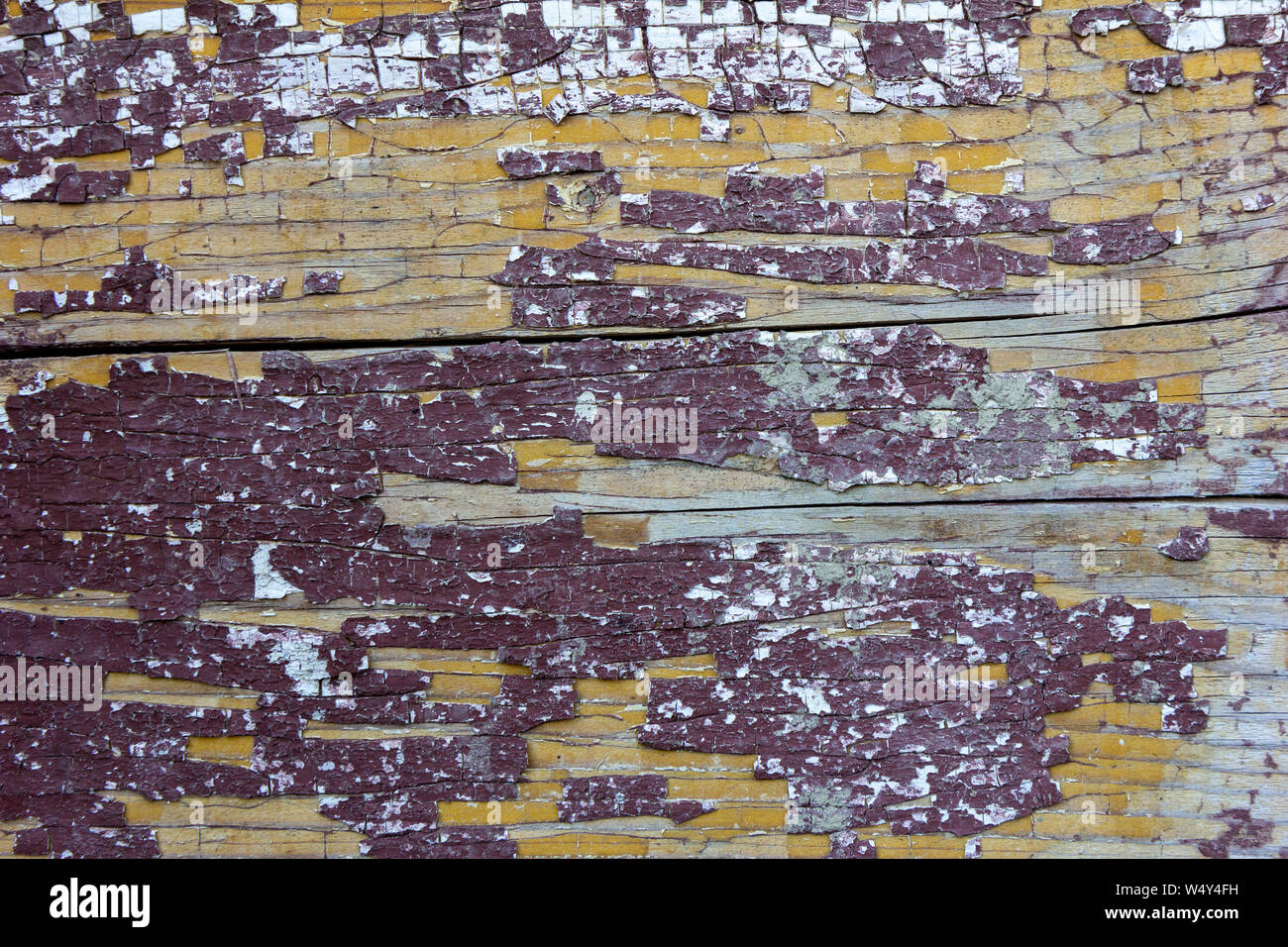 Lackiertes Holz Textur mit der Farbe Stockfoto