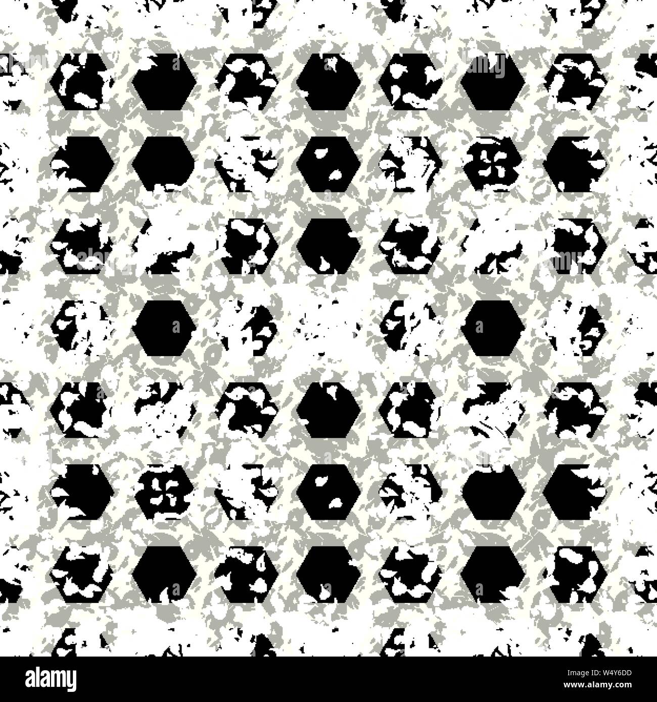 Schwarze Polygone grunge Effekt Hintergrund Stock Vektor