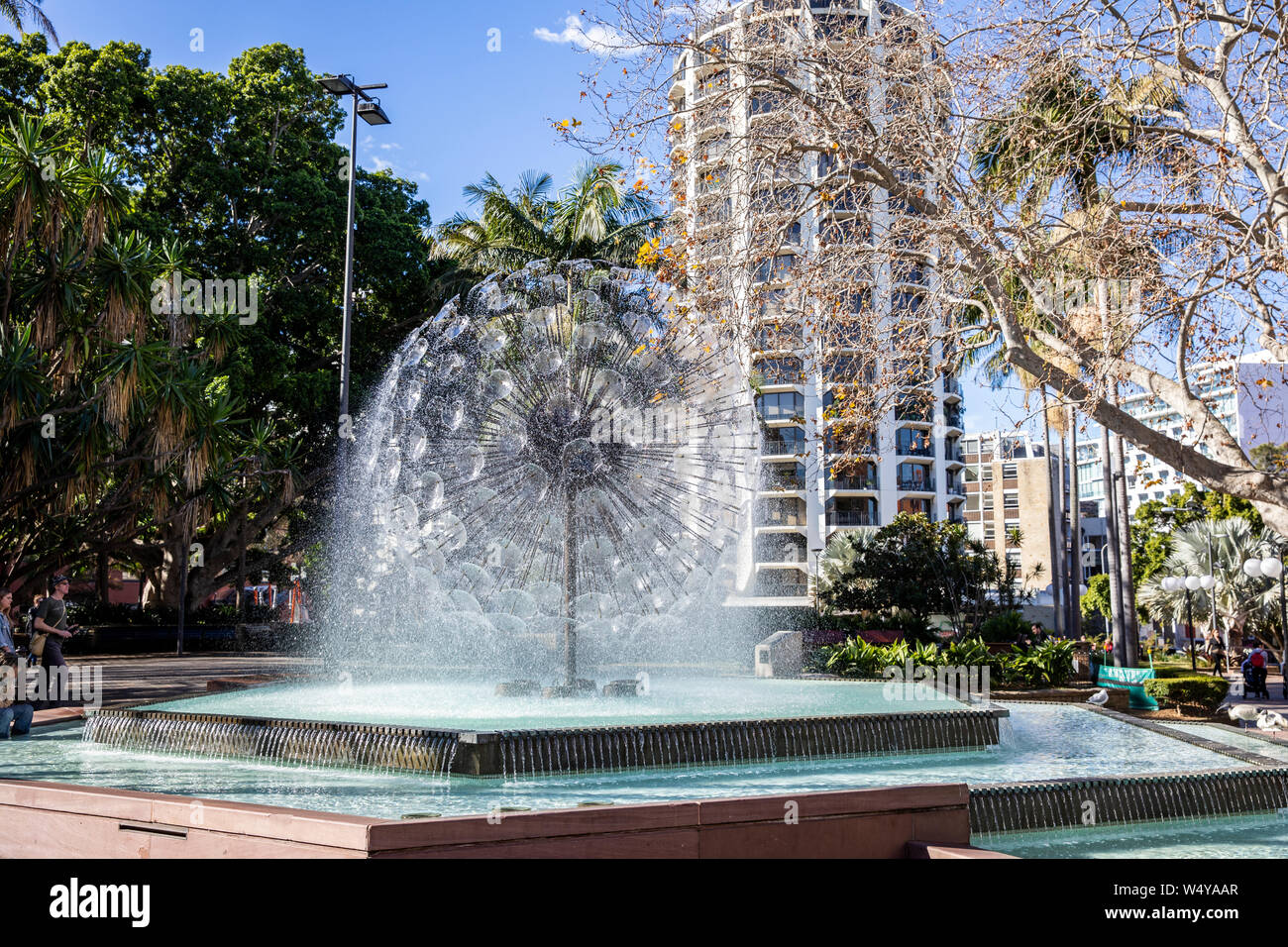 El Alamein Erbe Brunnen und war Memorial in der Nähe von Kings Cross, Sydney, Australien Stockfoto