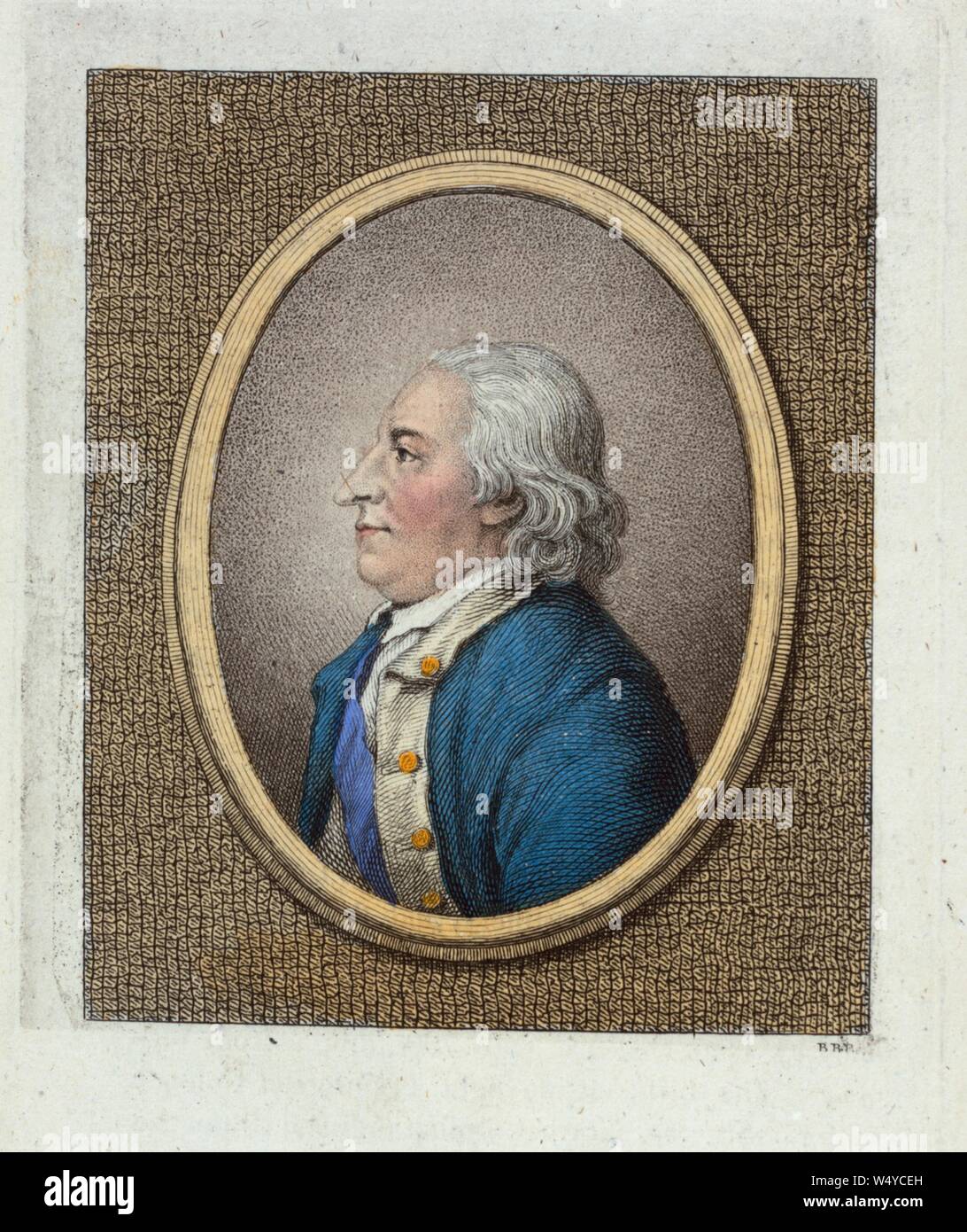 Graviert Portrait von Horatio Lloyd Tore, ein britischer Soldat wie ein amerikanischer General während des revolutionären Krieges, 1800 serviert. Von der New York Public Library. () Stockfoto