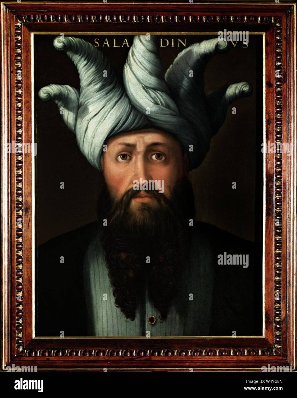 Cristofano dell'Altissimo Saladin, der Sultan von Aegypten. Stockfoto