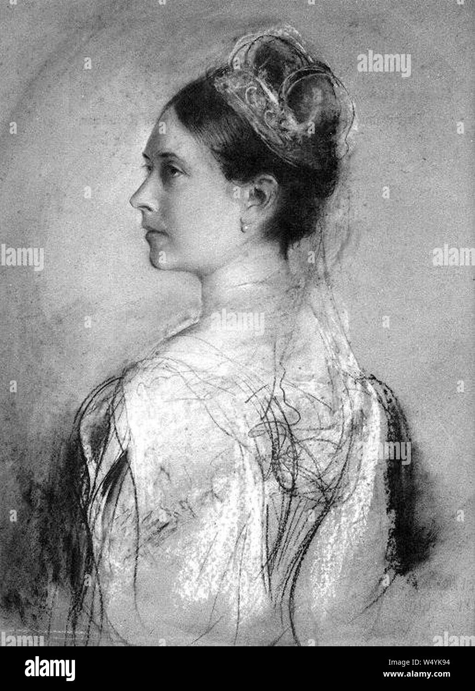 Kronprinzessin Victoria von Deutschland. Stockfoto