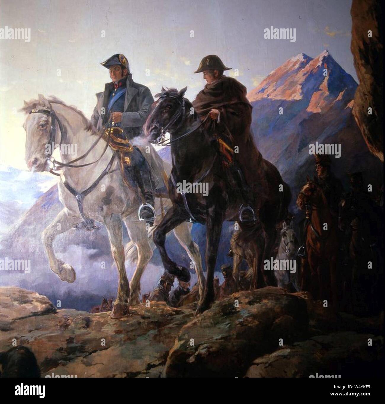Cruce de los Andes. Stockfoto
