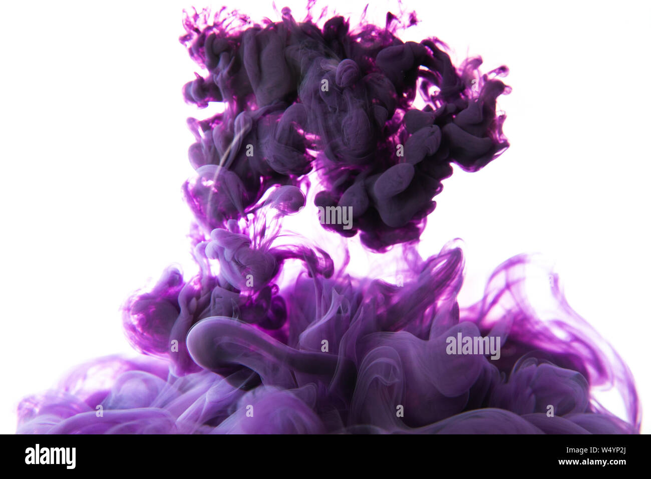 Farbe Splash, bunte Abstract Background, Tinte in Wasser Farbe flüssigen Bewegung Stockfoto