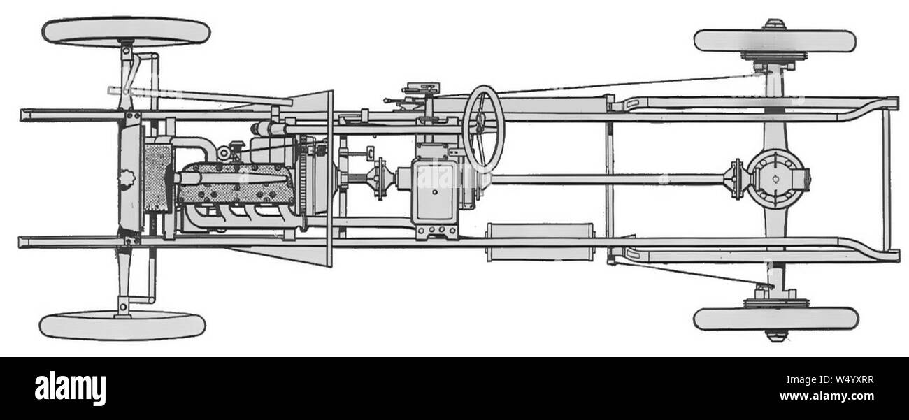 Elle Chassis (Autocar Handbuch, 9. Auflage). Stockfoto