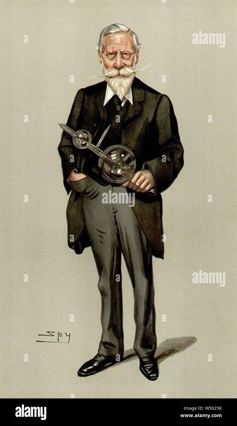 Sir William Crookes 1902. Stockfoto