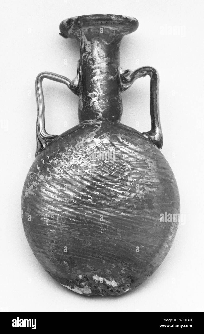 Kolben, Unbekannt, östliches Mittelmeer, 4. Jahrhundert n. Chr., Braunglas, 16,5 cm (6 1/2 in. Stockfoto