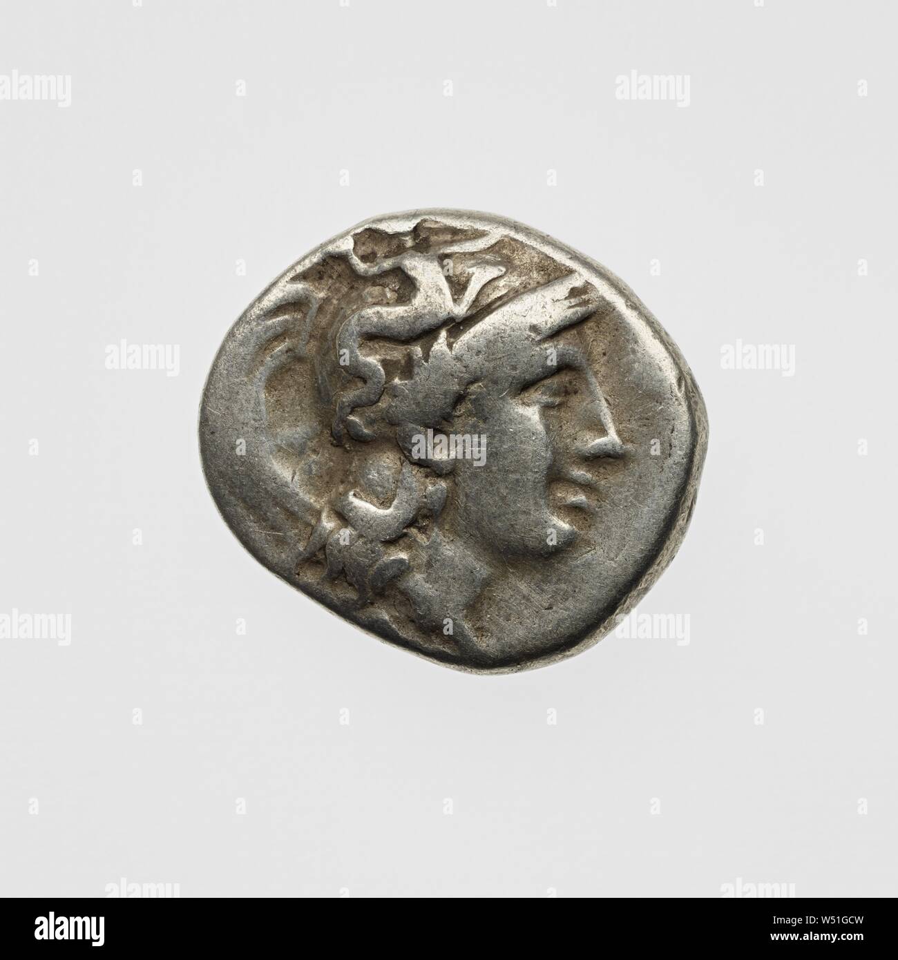 Drachm, Unbekannt, Tarentum (Taras), Süditalien, 300 - 280 V.CHR., Silber Stockfoto
