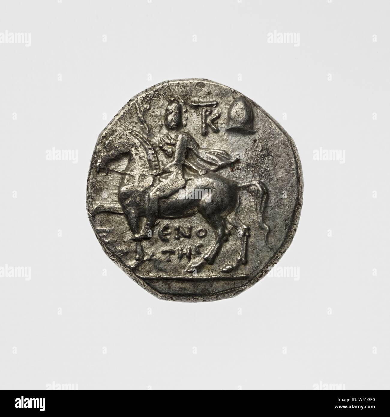 Stater, Unbekannt, Tarentum (Taras), Süditalien, 235 - 228 v. Chr., Silber, 0.0064 kg (0,0141 lb Stockfoto