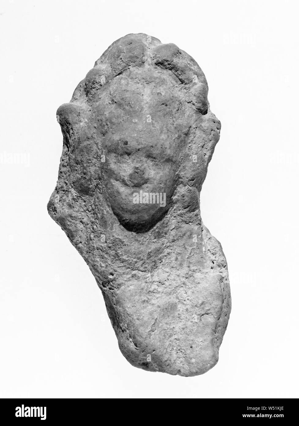 Weibliche Figur, Unbekannt, Süditalien, 4. Jahrhundert v. Chr., Terracotta, 6cm (2 3/8 in Stockfoto