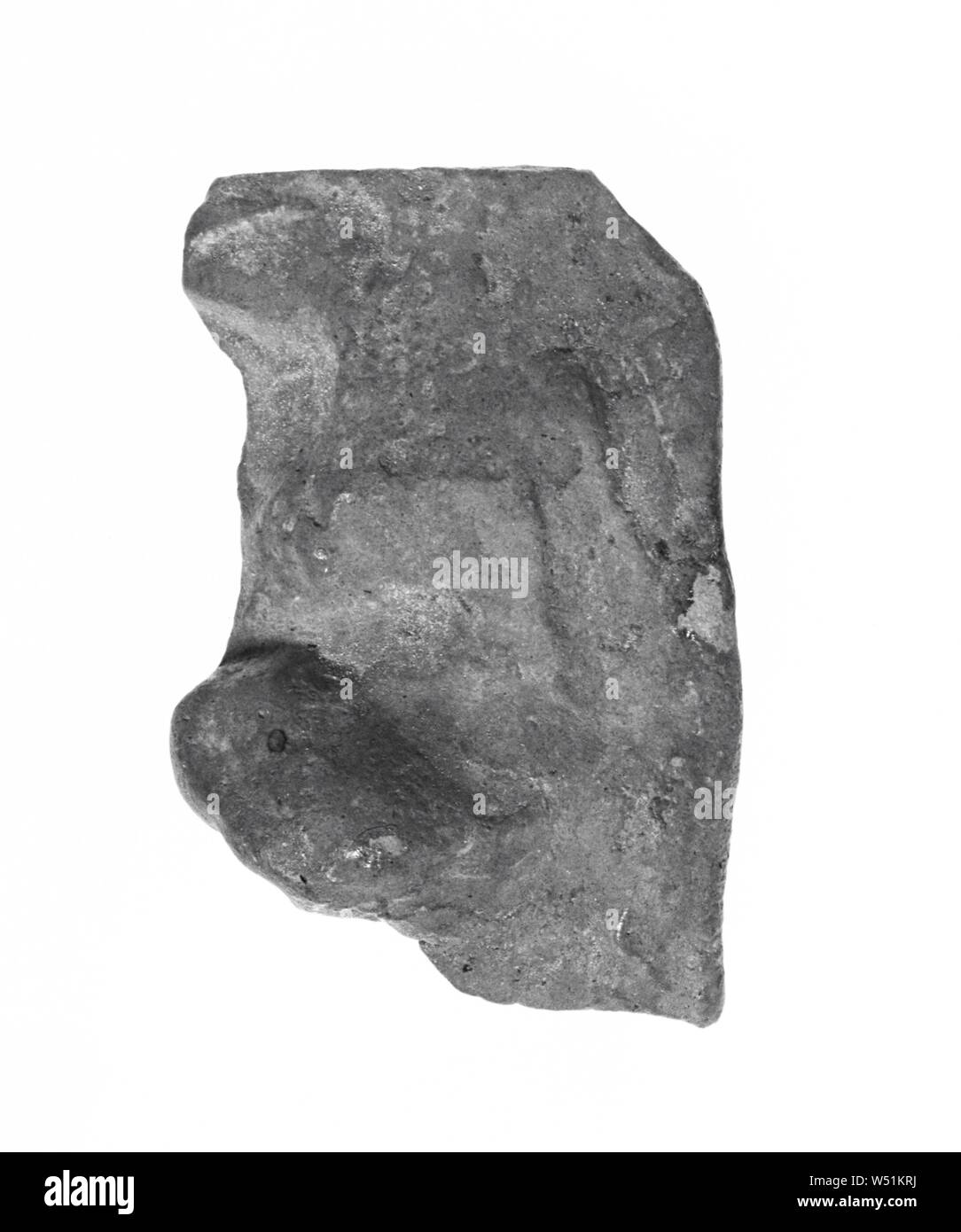 Abbildung Fragment, Unbekannt, Süditalien, 4. Jahrhundert v. Chr., Terrakotta, 6,5 cm (2 9/16 Zoll Stockfoto