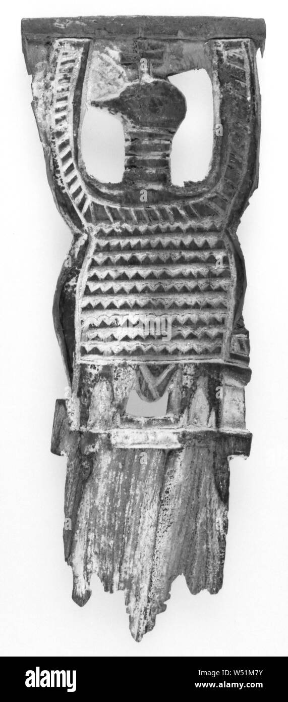 Terminal in der Form von Vogel, Unbekannt, Ägypten, 4. Jahrhundert, Holz, 14,7 cm (5 13/16-in Stockfoto