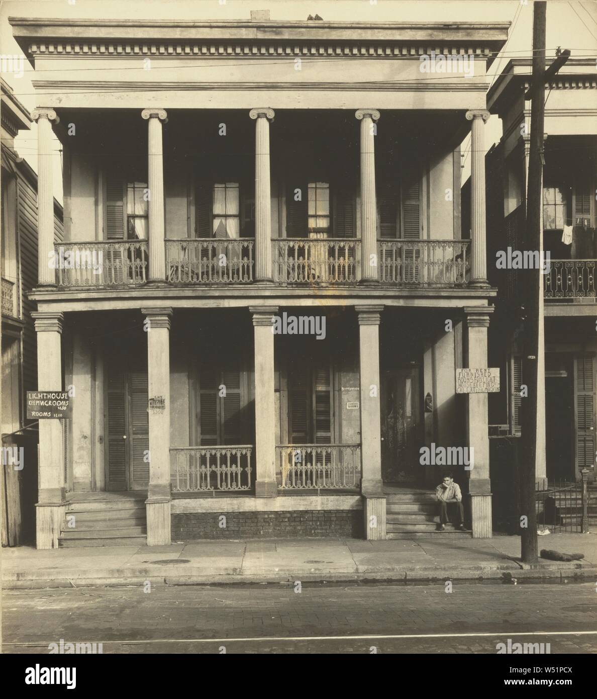 New Orleans Boardinghouse, Walker Evans (1903-1975), 1935, Silbergelatineabzug, 18,7 x 17 cm (7 3/8 x 6 11/16 in Stockfoto