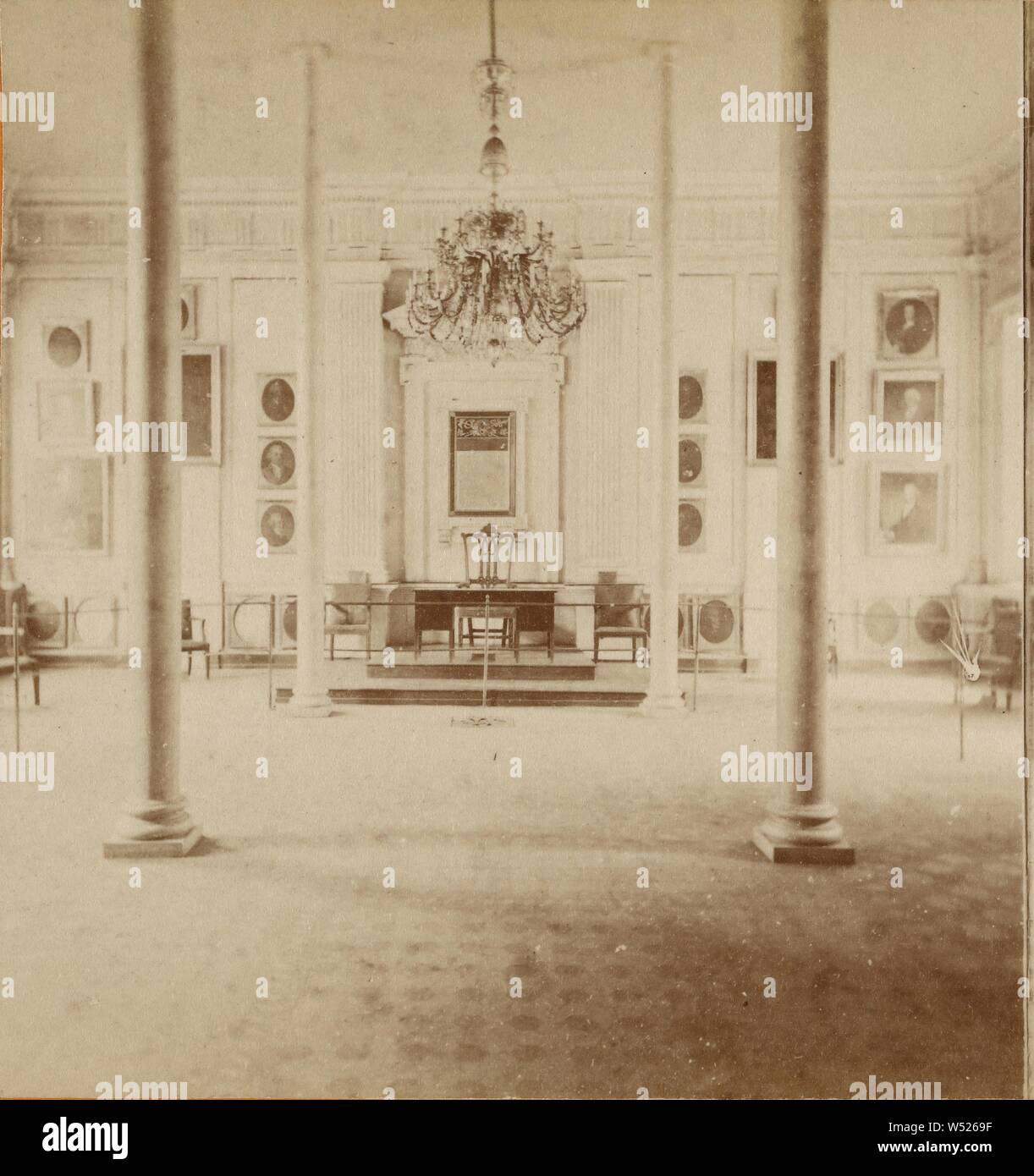 Unabhängigkeit Kammer., James Hansen (British, 1821-1893), über 1872, Eiweiß silber Drucken Stockfoto