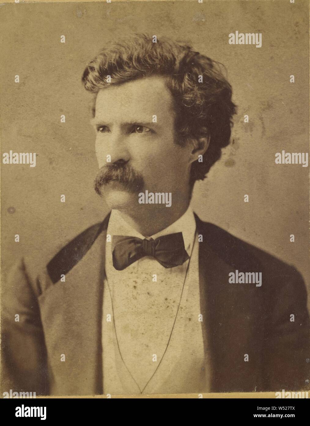 Samuel Langhorne Clemens-Mark Twain, Jeremia, Gurney & Sohn, ca. 1870, Eiweiß silber Drucken Stockfoto