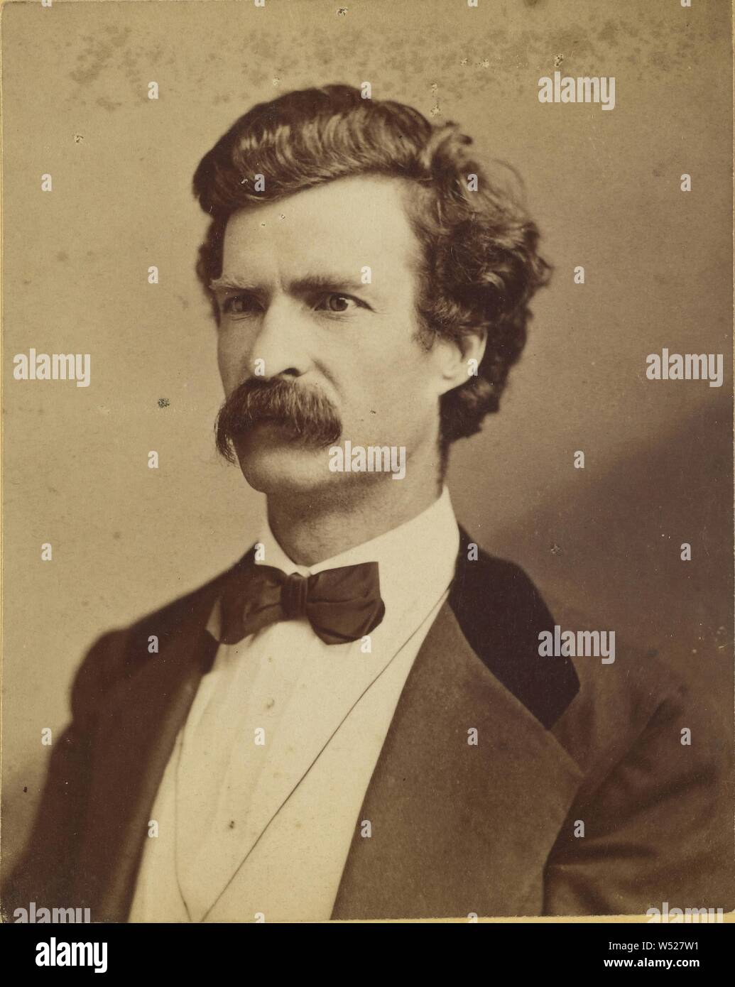 Samuel Langhorne Clemens-Mark Twain, Jeremia, Gurney & Sohn, ca. 1870, Eiweiß silber Drucken Stockfoto