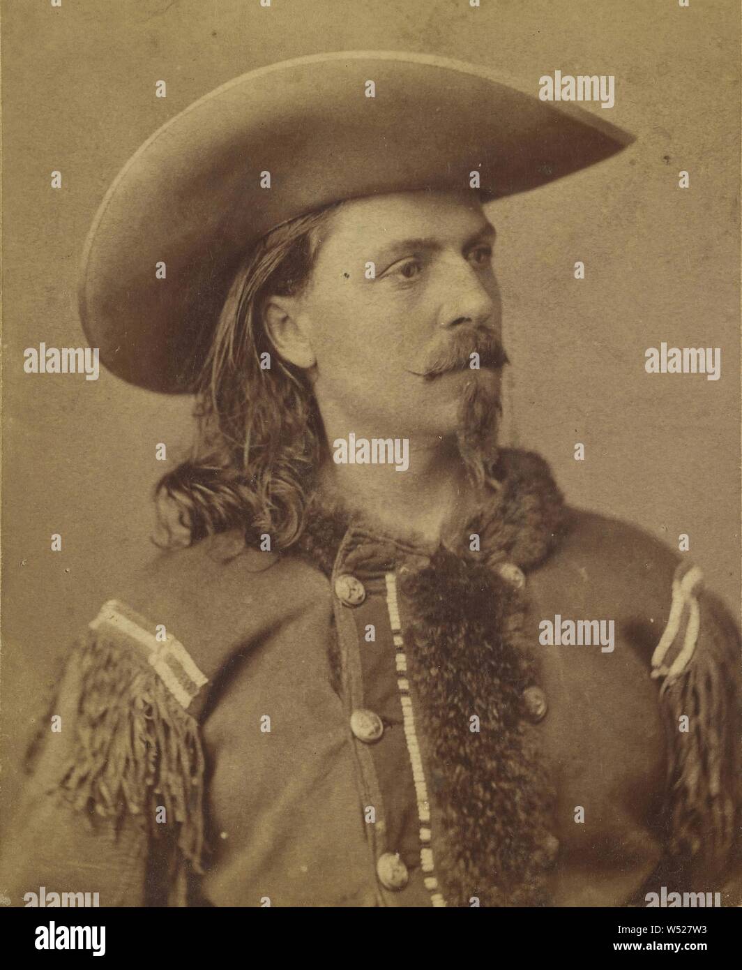 William F. Cody - Buffalo Bill, Jeremia, Gurney & Sohn, ca. 1870, Eiweiß silber Drucken Stockfoto