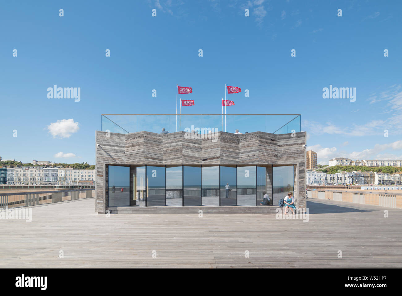 2017 Stirling Prize winning Hastings Pier von dRMM design Praxis. Bitte Quelle: Phillip Roberts Stockfoto