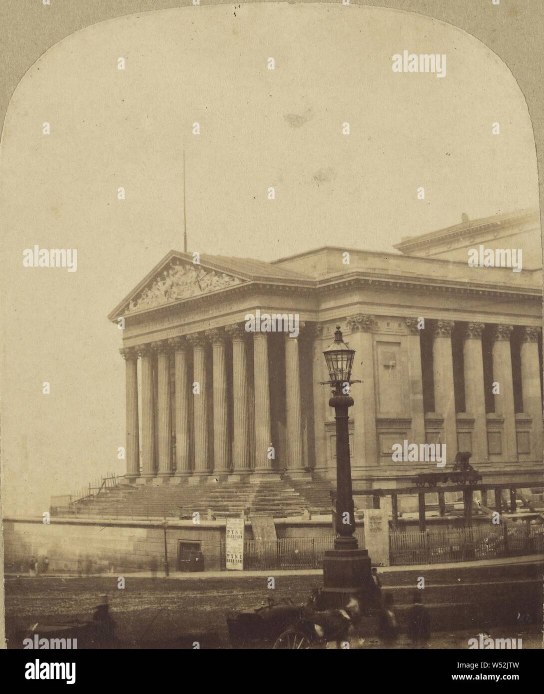 St. George Hall, Liverpool, Unbekannten, Britischen, über 1865, Eiweiß silber Drucken Stockfoto