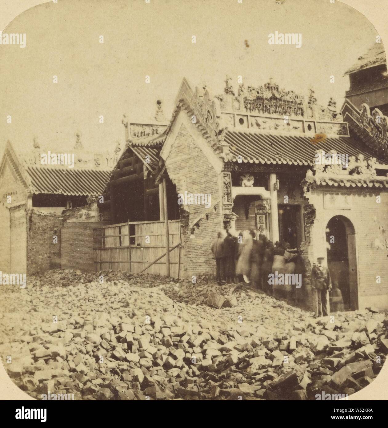 Kanton. Joss House., Pierre Joseph Rossier (Schweizer, 1829 - ca. 1883), Negretti & Zambra (Briten, Aktiv, 1850-1899), 1858-1859, Eiweiß silber Drucken Stockfoto