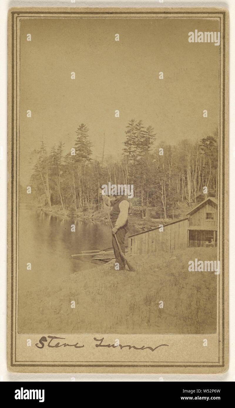 Steve Turner, H.K. Averill, Jr. (American, aktive 1860s), 1870s, Eiklar silber Drucken Stockfoto