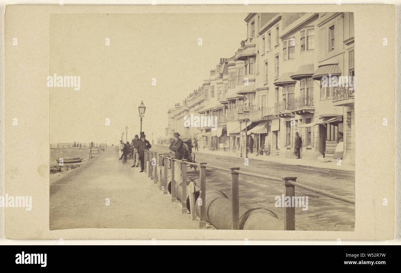 St. Leonards Hastings., F.S. Mann (Briten, Aktiv, Hastings, England 1860s - 1870s), April 1866, Eiweiß silber Drucken Stockfoto