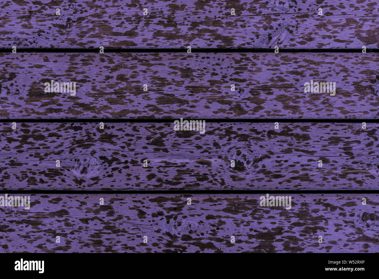 Lila grunge Holz Muster Textur Hintergrund, Holzbohlen. Stockfoto