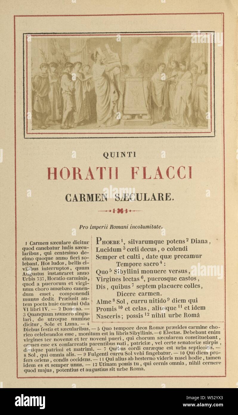 Versammelt um einen Musiker und Altar, Ernest Barrias (Französisch, 1841-1905), Paris, Frankreich, 1855, Eiweiß Silber drucken, 3 × 5,8 cm (1 3/16 x 2 5/16 Zoll Stockfoto