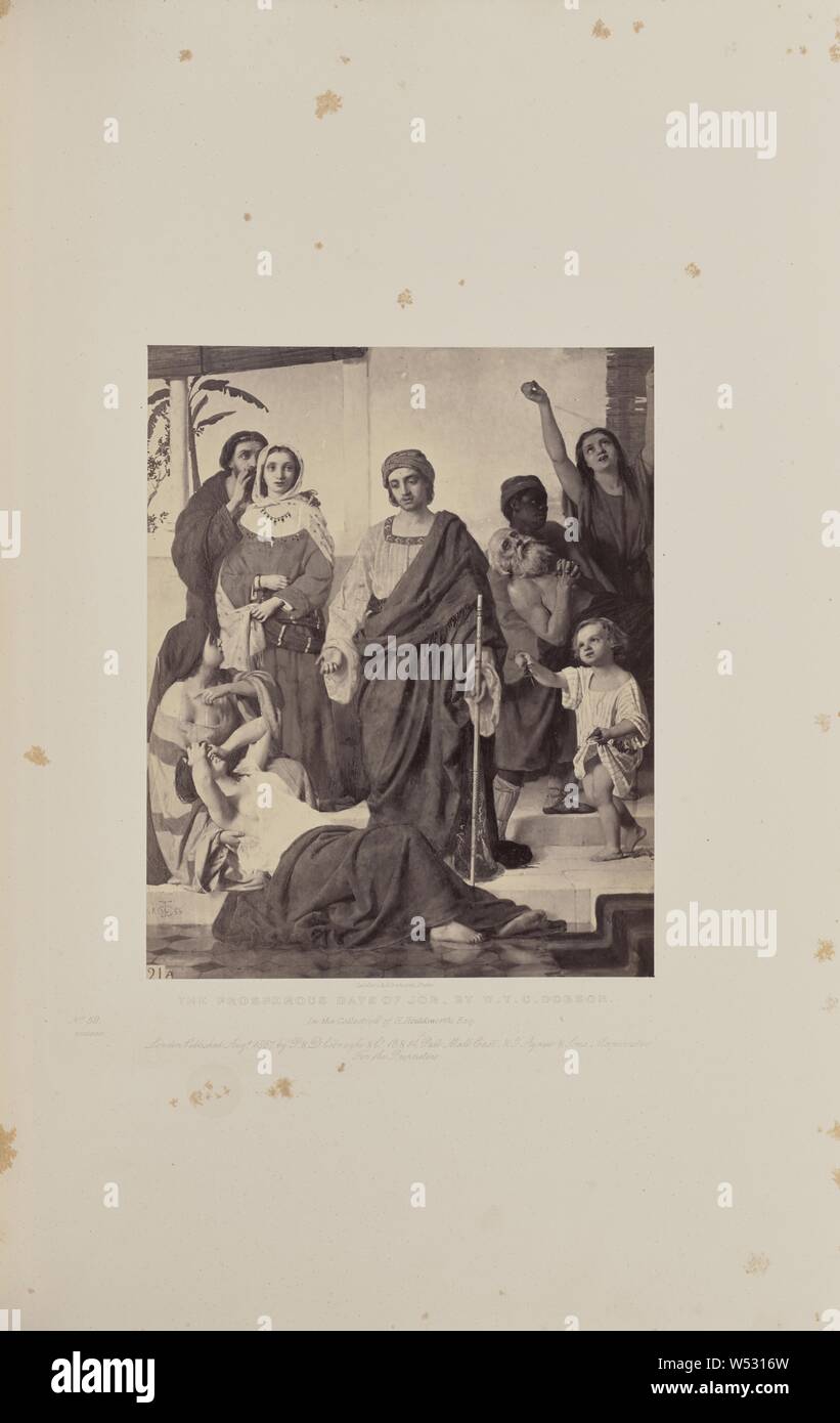 Die erfolgreiche Tage der Arbeit, durch W.T.C. sic Dobson, Caldesi & Montecchi (Briten, aktive 1850s), London, England, 1858, Eiweiß Silber drucken, 25,1 × 20,2 cm (9 7/8 x 7 15/16 in Stockfoto