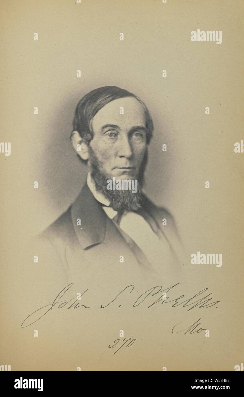 John S. Phelps, James Earle McClees (American, 1821-1887), Julian Vannerson (American, 1827 - nach 1875), Washington, District of Columbia, USA, ca. 1859, gesalzen Papier drucken, 9 × 7,2 cm (3 9/16 x 2 13/16-in Stockfoto