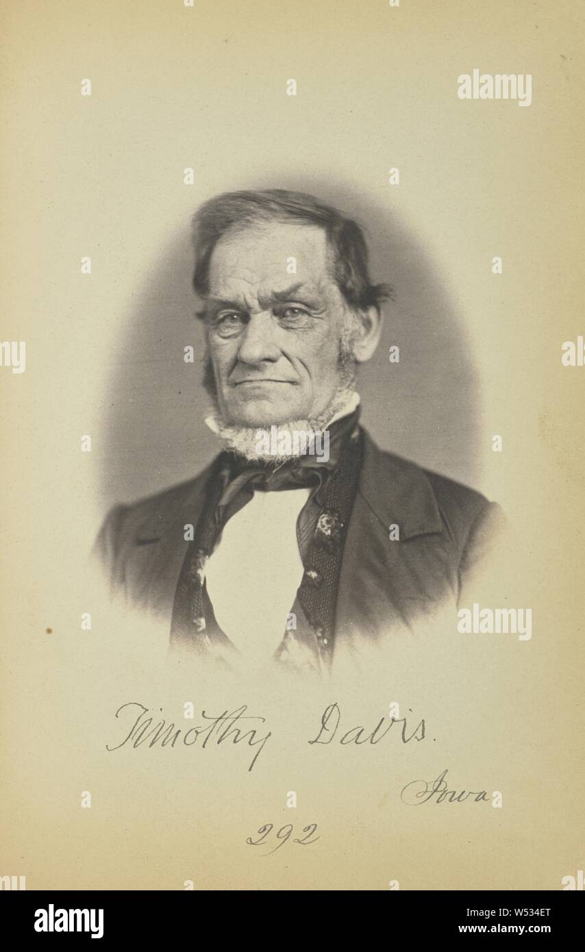 Timothy Davis, James Earle McClees (American, 1821-1887), Julian Vannerson (American, 1827 - nach 1875), Washington, District of Columbia, USA, ca. 1859, gesalzen Papier drucken, 10,2 × 8,7 cm (4" × 3 7/16 Stockfoto