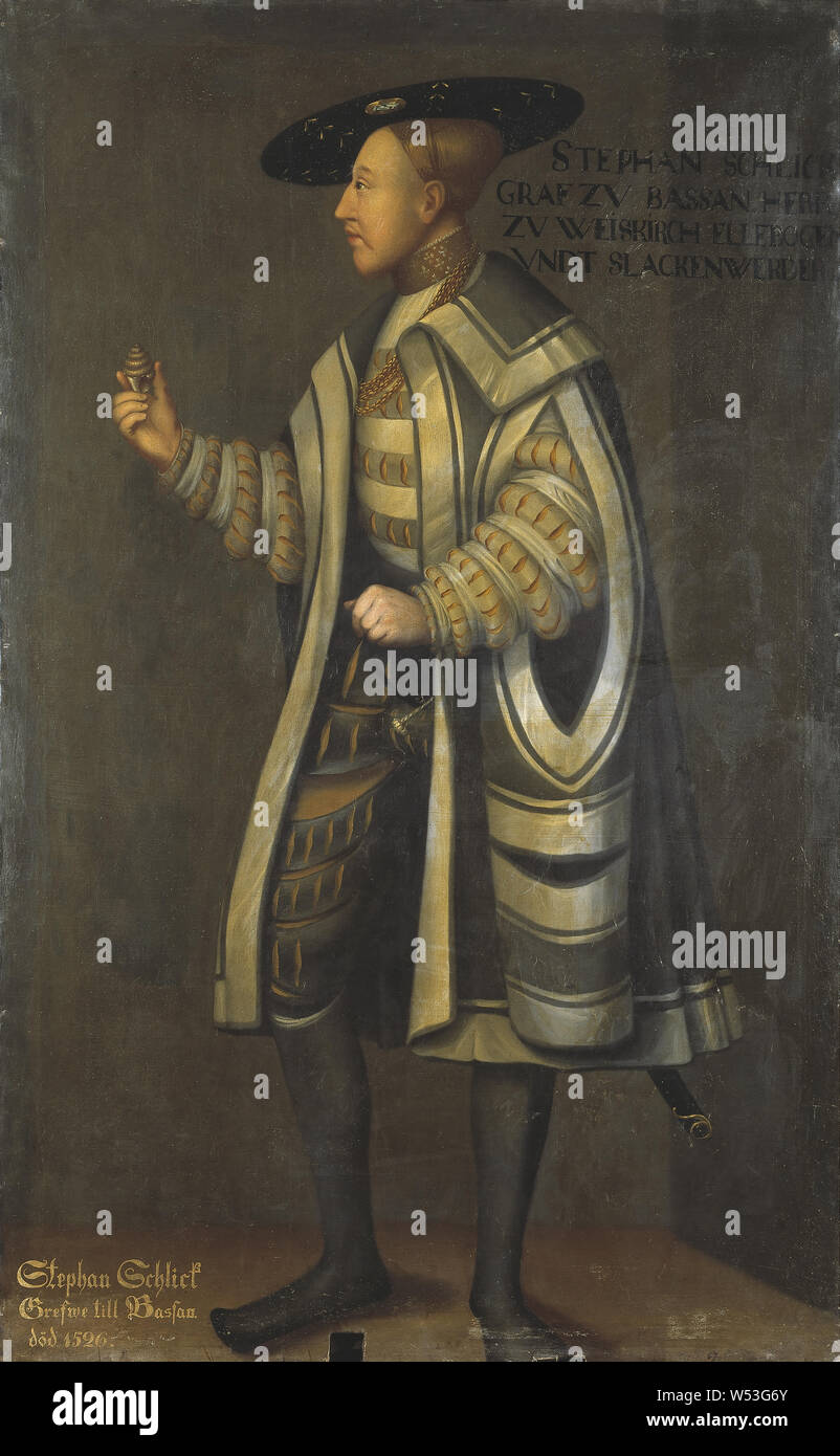 David Frumerie, Stefan Schlick, Malerei, Stephan Schlick, Öl auf Leinwand, Höhe 197 cm (77,5 Zoll), Breite 118 cm (46,4 Zoll) Stockfoto