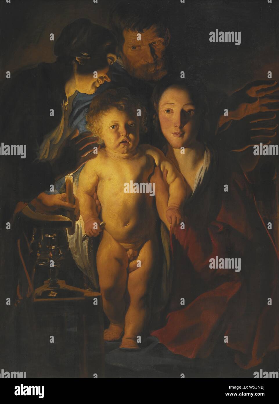 Jacob Jordaens, Die Heilige Familie bei Kerzenschein Englisch, die Heilige  Familie, Malen, religiöse Kunst, zwischen ca. 1621 und ca. 1622, Öl auf  Leinwand, Höhe 122 cm (48 Zoll), Breite 92 cm (36,2 Zoll Stockfotografie -  Alamy