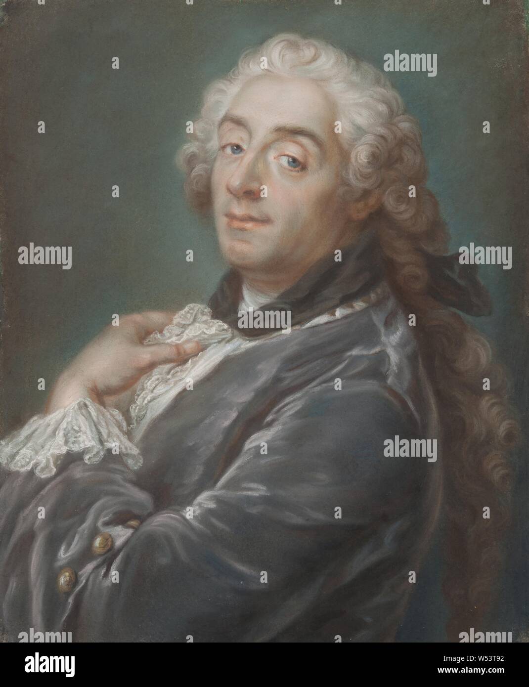 Gustaf Lundberg, François Boucher, Malerei, Pastell, Höhe 59 cm (23,2 Zoll), Breite 49 cm (19,2 Zoll) Stockfoto