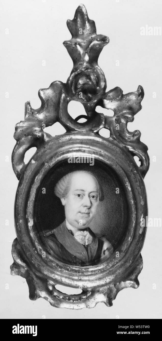 Unbekannter deutscher Prinz, Malerei, Oval Stockfoto