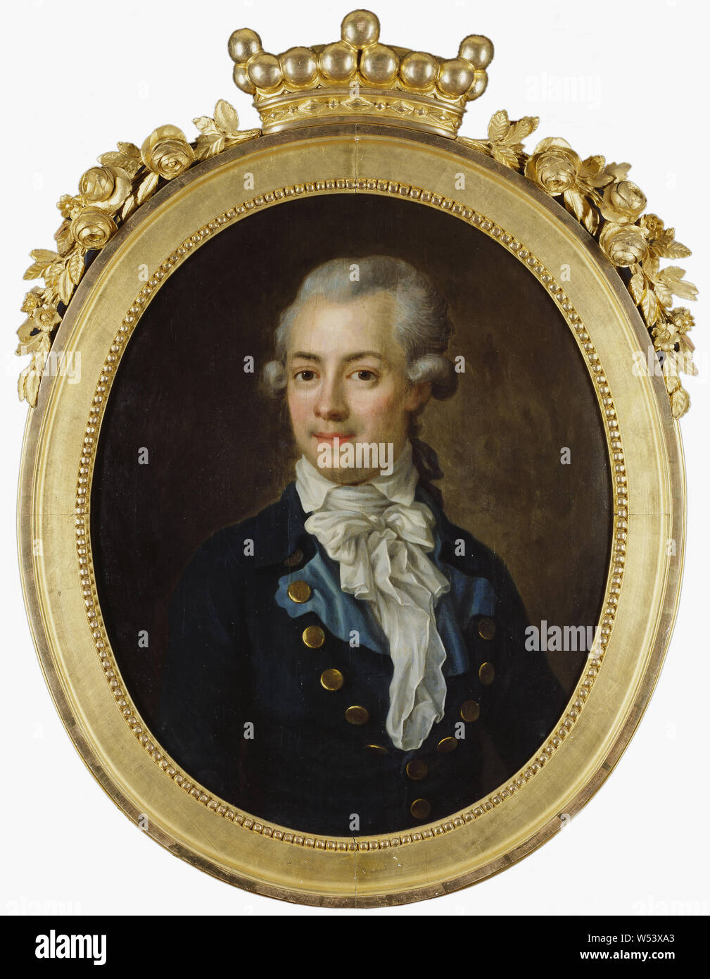 Ulrika Pasch, Gustaf Adolf Reuterholm, Gustav Adolf Reuterholm, 1756-1813, Malerei, Portrait, 18. Jahrhundert, Öl, Höhe 74 cm (29,1 Zoll), Breite 61 cm (24 Zoll), unterzeichnet. Stockfoto