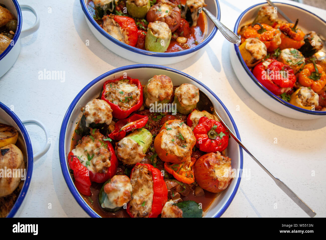 Event Catering, Berlin, Essen Photogrphy Stockfoto