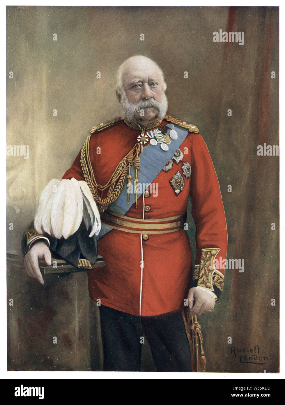 Prince George, Duke Of Cambridge, (George William Frederick Charles; 26. März 1819 - vom 17. März 1904) war ein Mitglied der britischen königlichen Familie, ein männlich-Enkel von König Georg III., Cousin von Königin Victoria Stockfoto