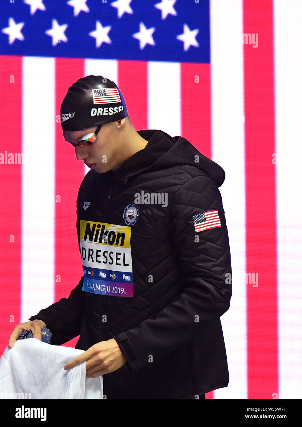 DRESSEL Caeleb USA Vereinigte Staaten für Männer 50 m Freistil Gwangju Südkorea 26/07/2019 Schwimmen 18 FINA Welt Aquatics Meisterschaften Nambu University Stockfoto