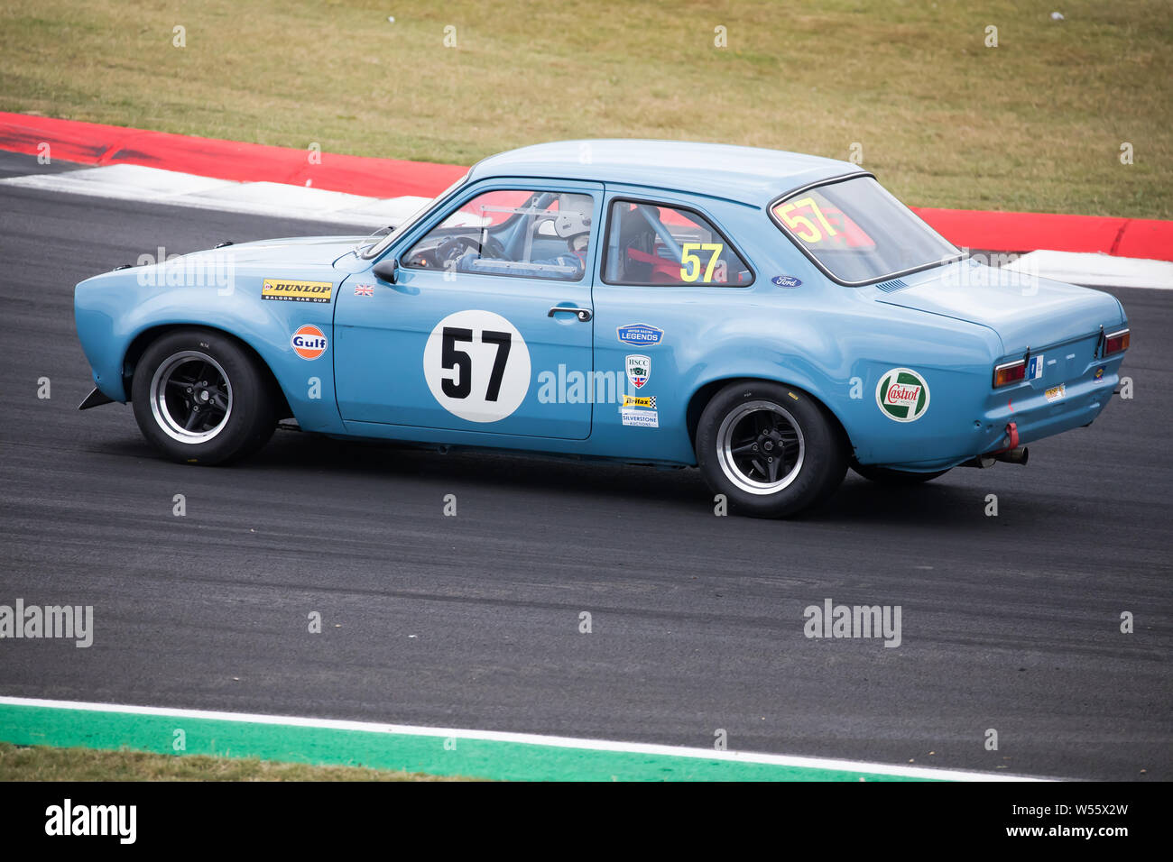 Silverstone, Großbritannien. 26. Juli, 2019. Historische Tourenwagen Challenge statt. Die qualifikationsrennen finden statt am Freitag mit Rennen den ganzen Tag am Samstag und Sonntag. Credit: Keith Larby/Alamy leben Nachrichten Stockfoto