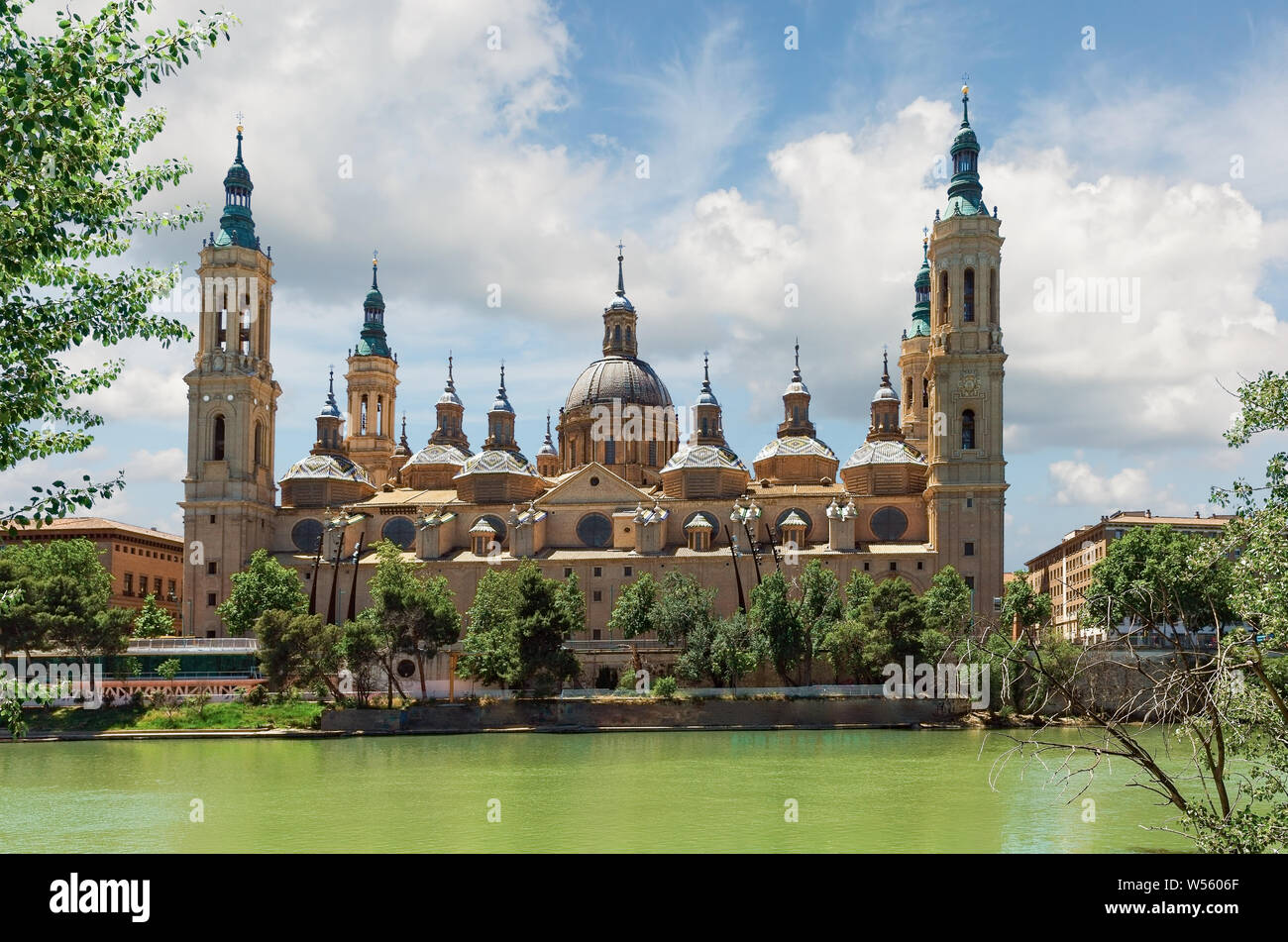 Nuestra Señora del Pilar in Saragossa, Spanien Stockfoto