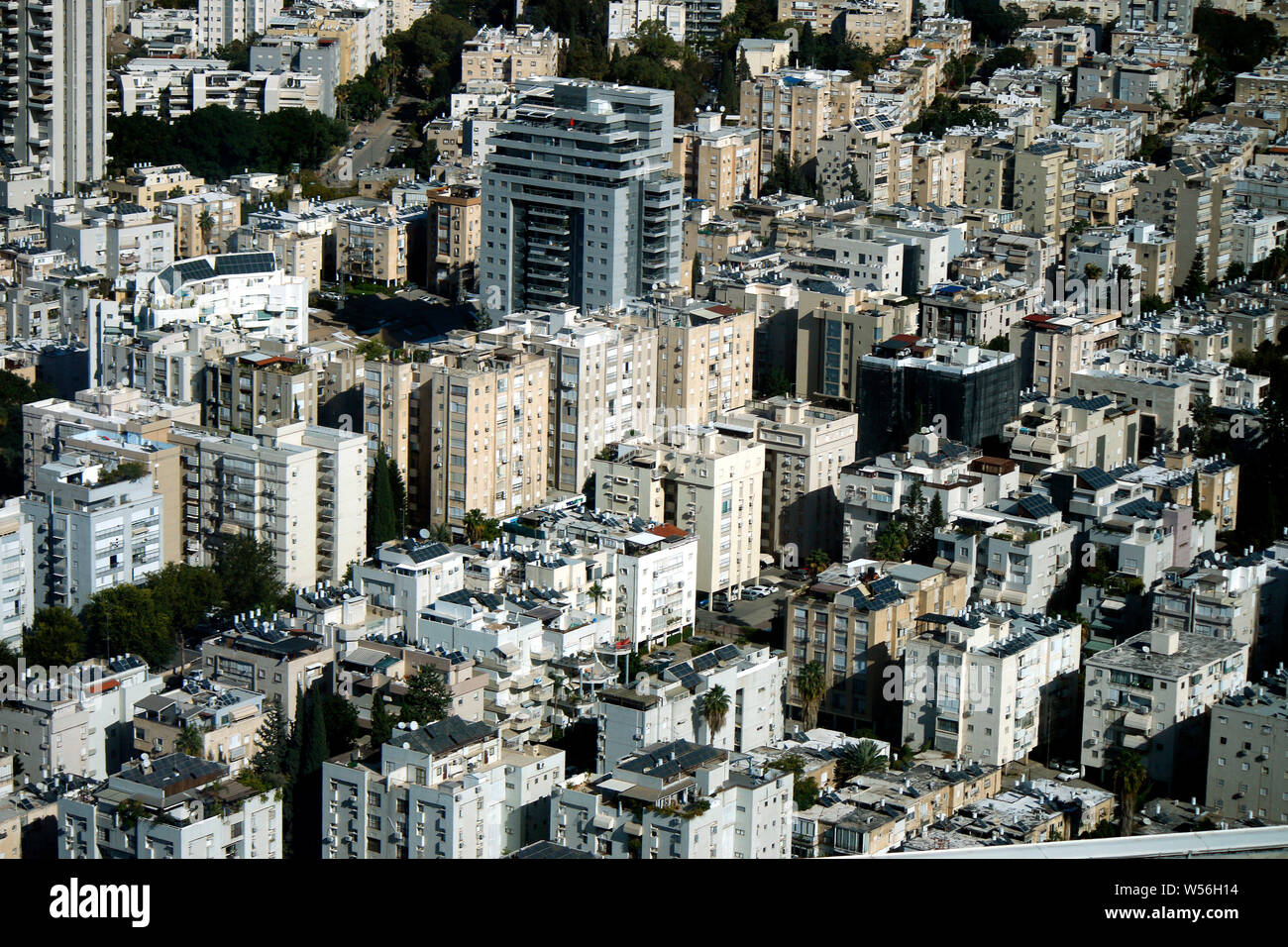 Luftbild: Skyline von Tel Aviv, Israel/Luftbild: Skyline von Tel Aviv, Israel (nur fuer redaktionelle Verwendung. Keine Werbung. Referenzdatenbank Stockfoto