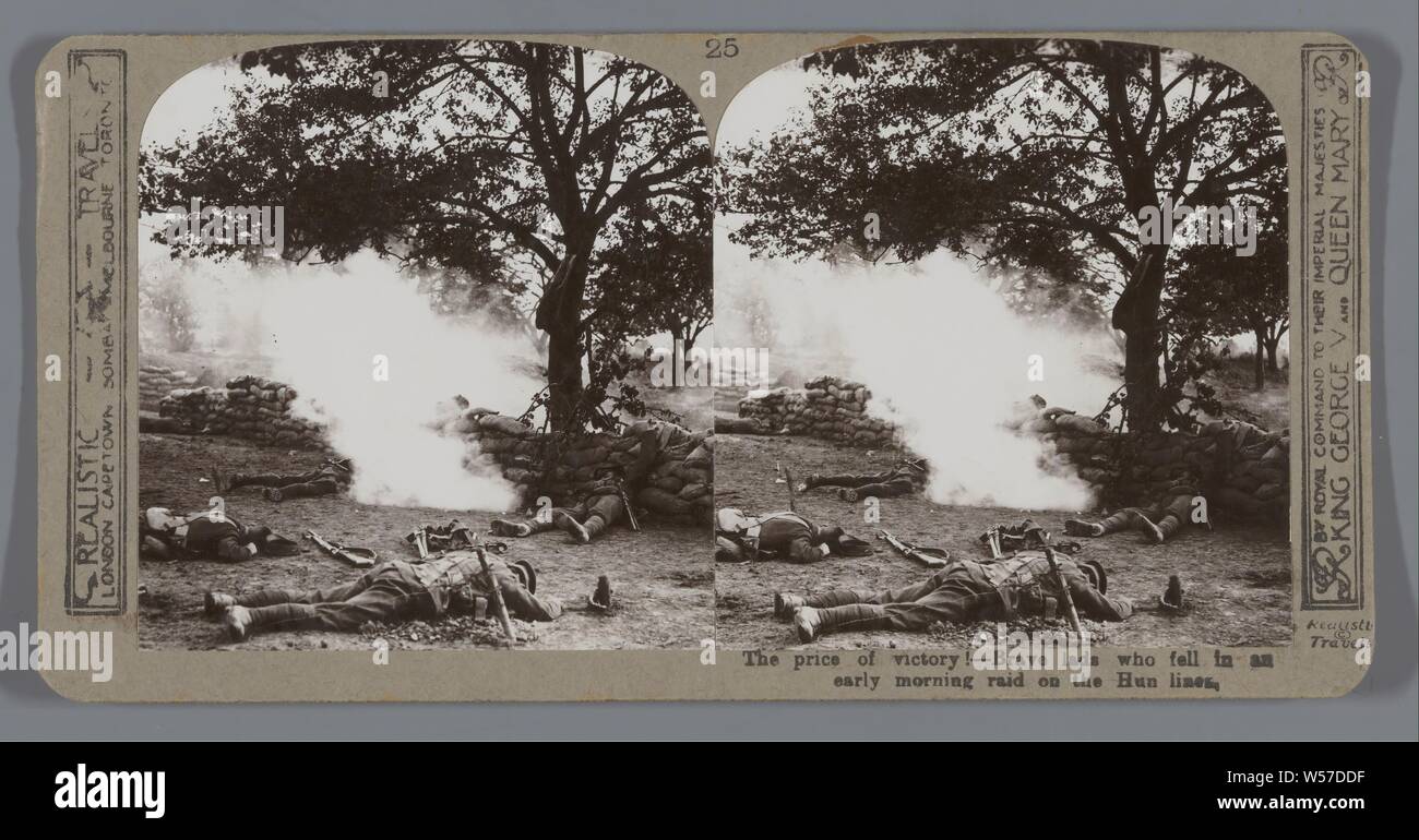 Der Preis des Sieges!, realistisch Reisen (auf Objekt erwähnt), 1914-1918, Pappe, Fotopapier, Silbergelatineabzug, H 85 mm x B 170 mm Stockfoto
