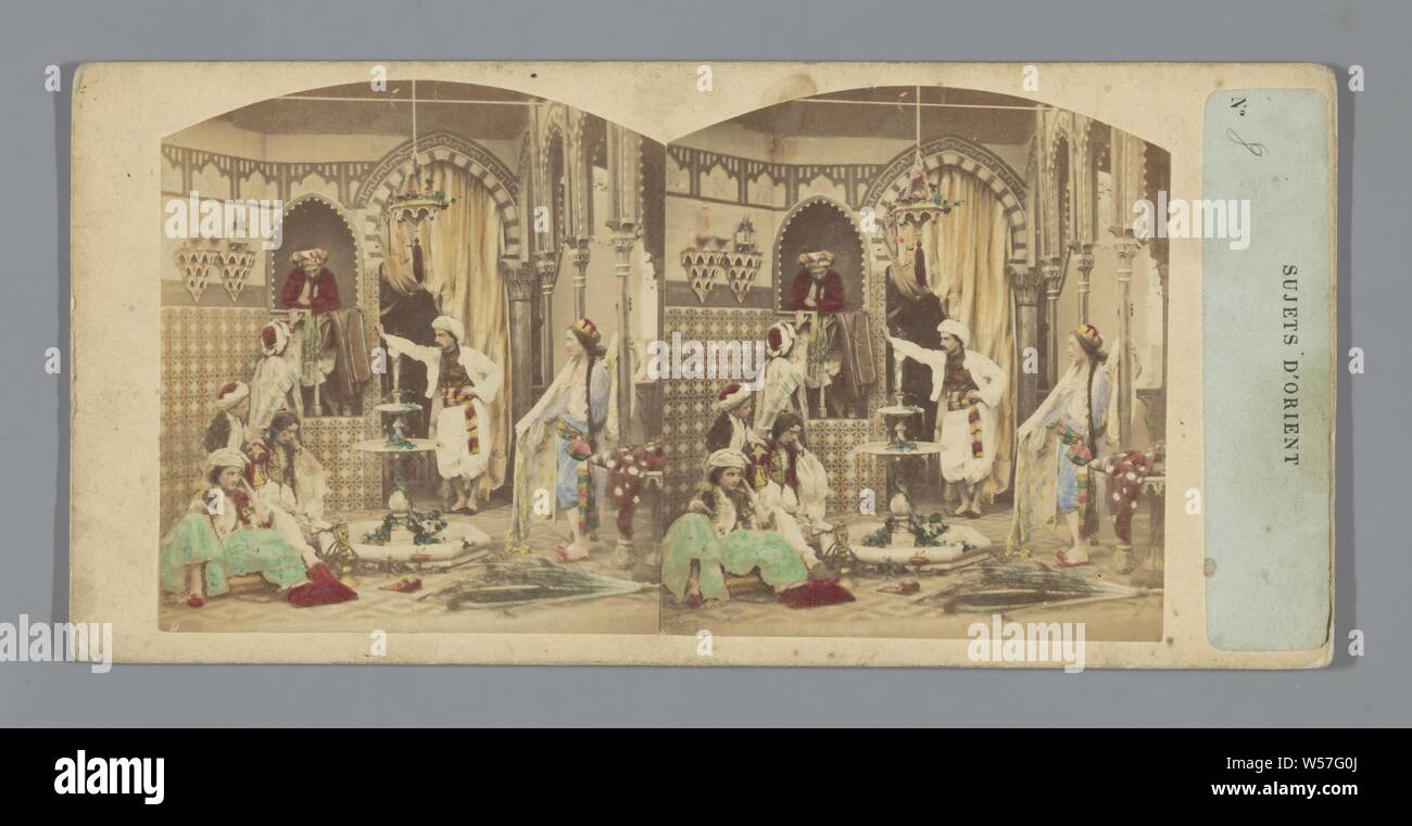 Orientalischen Szene Sujets d'Orient (Titel der Serie), Furne et Fils & H. Tournier & Trockner, 1858 Stockfoto