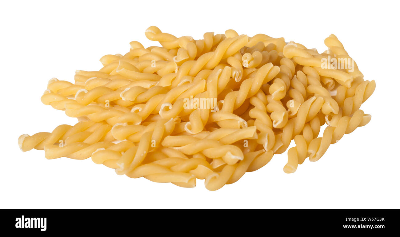 Gemelli Pasta Stapel Stockfoto