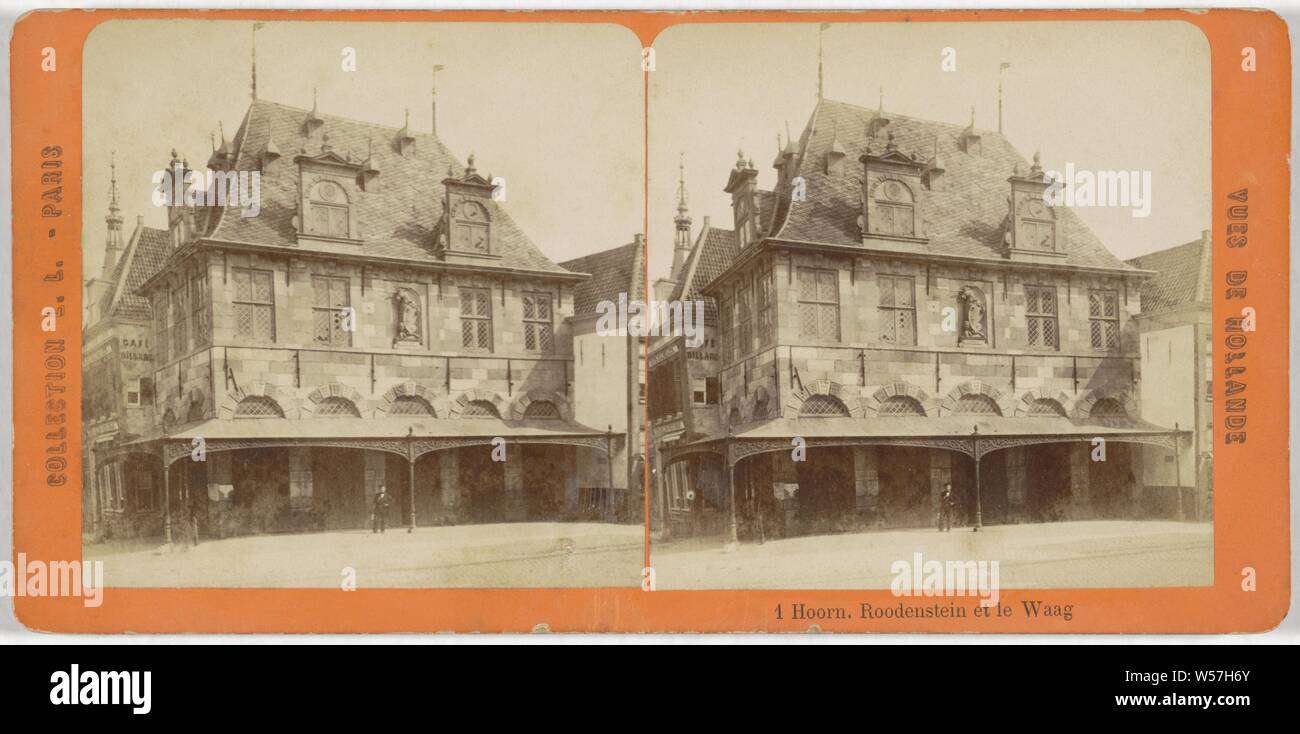 Horn. Roodenstein et le Waag, Léon & Lévy, 1864 - 1890 Stockfoto