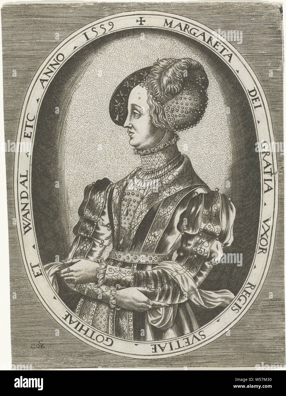 Portrait von Königin Margaretha Leijonhufvud Schweden Porträts der