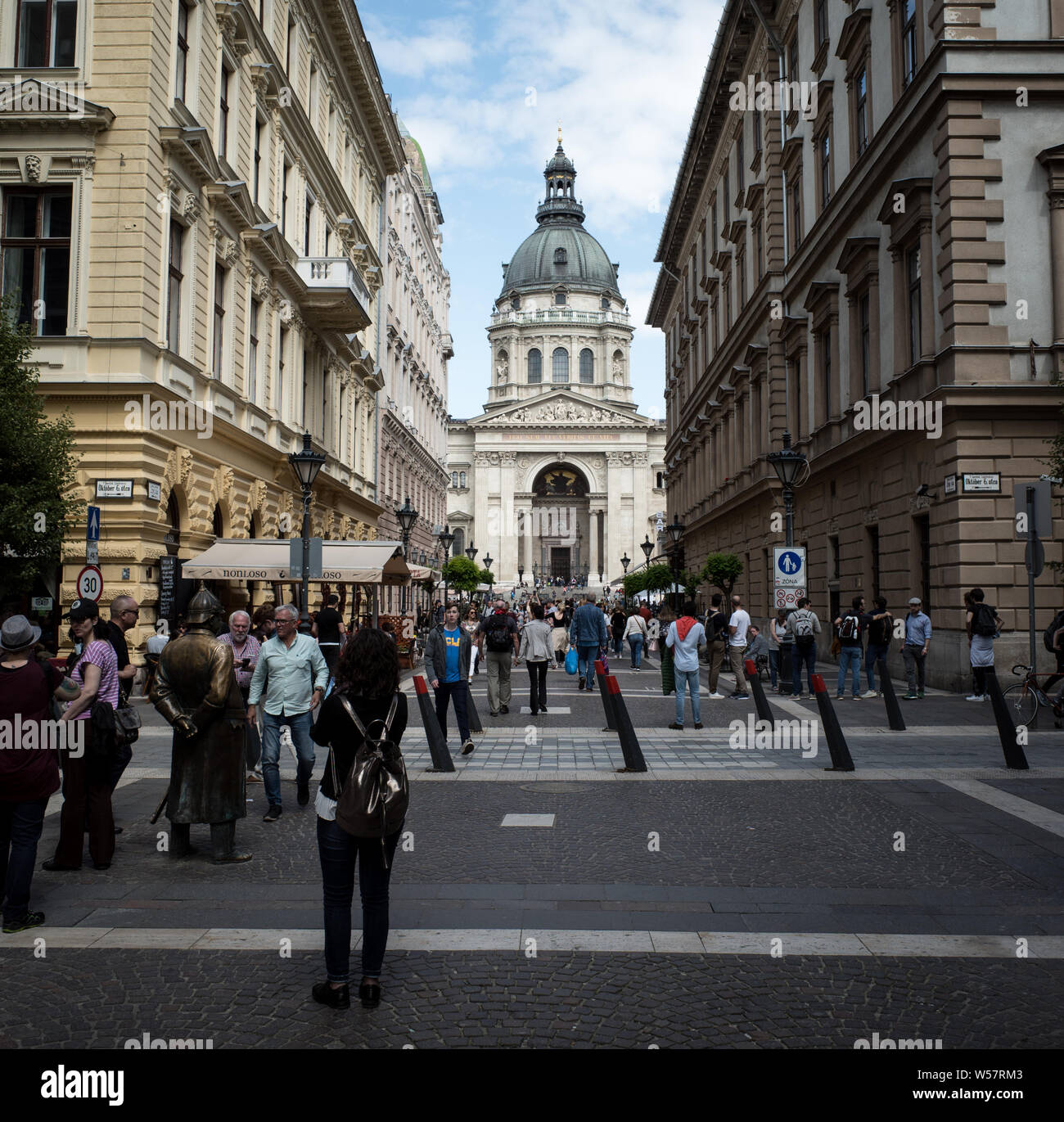 BUDAPEST KIRCHE - St. Stephan Basilika - Szent Istvan Basilika - 1851-1906 ARCHITEKT József Hild und Miklos Ybl-BUDAPEST DOME - Ungarn - BASILIQUE ST. ETIENNE À BUDAPEST HONGRIE © Frédéric BEAUMONT Stockfoto